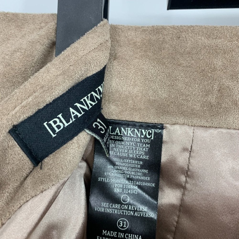 BlankNYC Skirt Faux Suede Modern Mini A Line - Picture 6 of 11